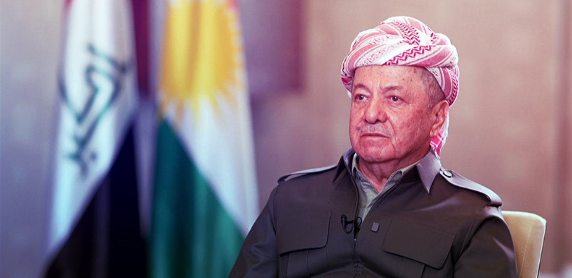مسعود البارزاني: إقصاء الديمقراطي الكردستاني مستحيل.. والعراق قد يواجه المجهول بسبب السلاح المنفلت - 