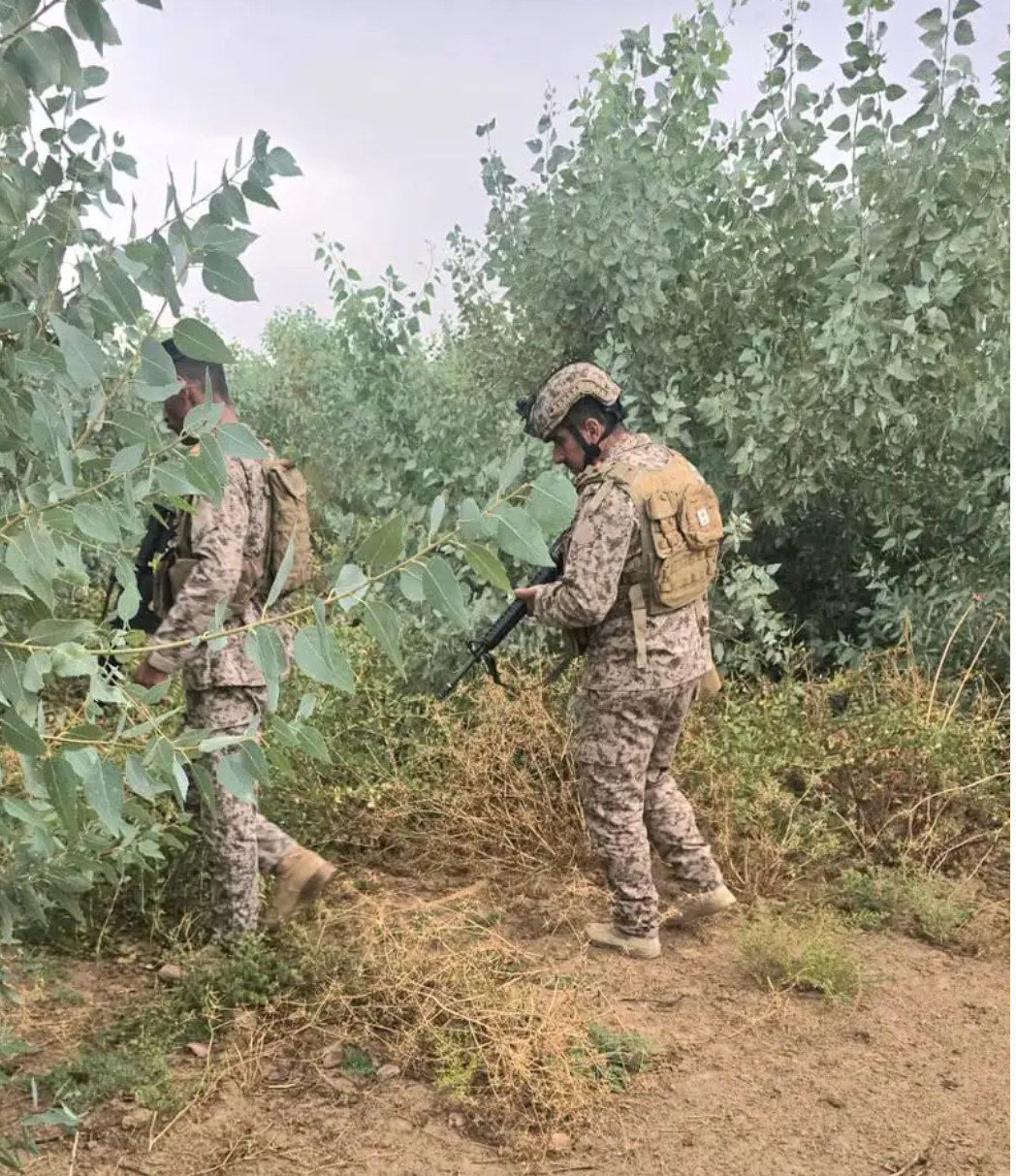 الجيش العراقي يطلق عملية أمنية لتفتيش منطقة حافة الزاب في كركوك - 