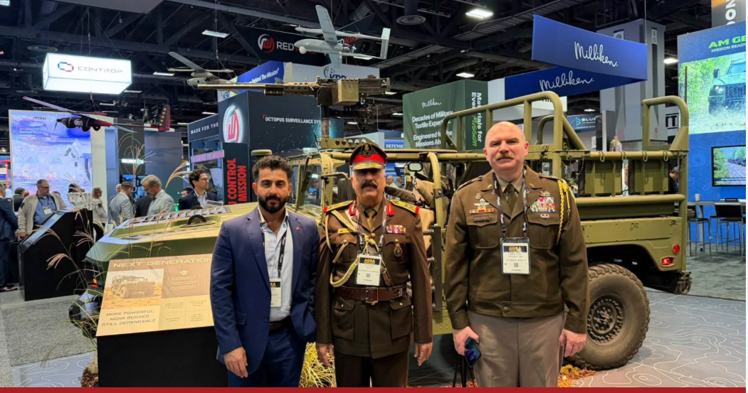 Iraqi Ground Forces Chief Reviews Advanced Weapons Systems at Washington Defense Exhibition