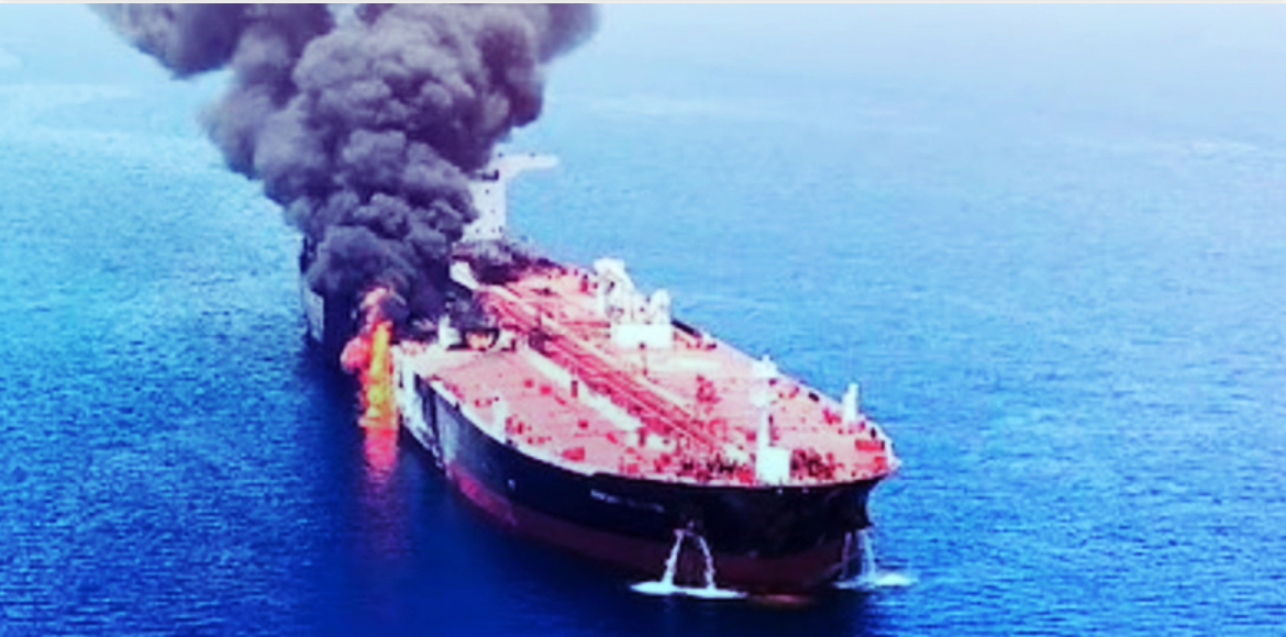 Maritime Incidents in the Gulf: Oil Tanker Explodes in Strait of Hormuz, Another Hit Near Saudi Arabia